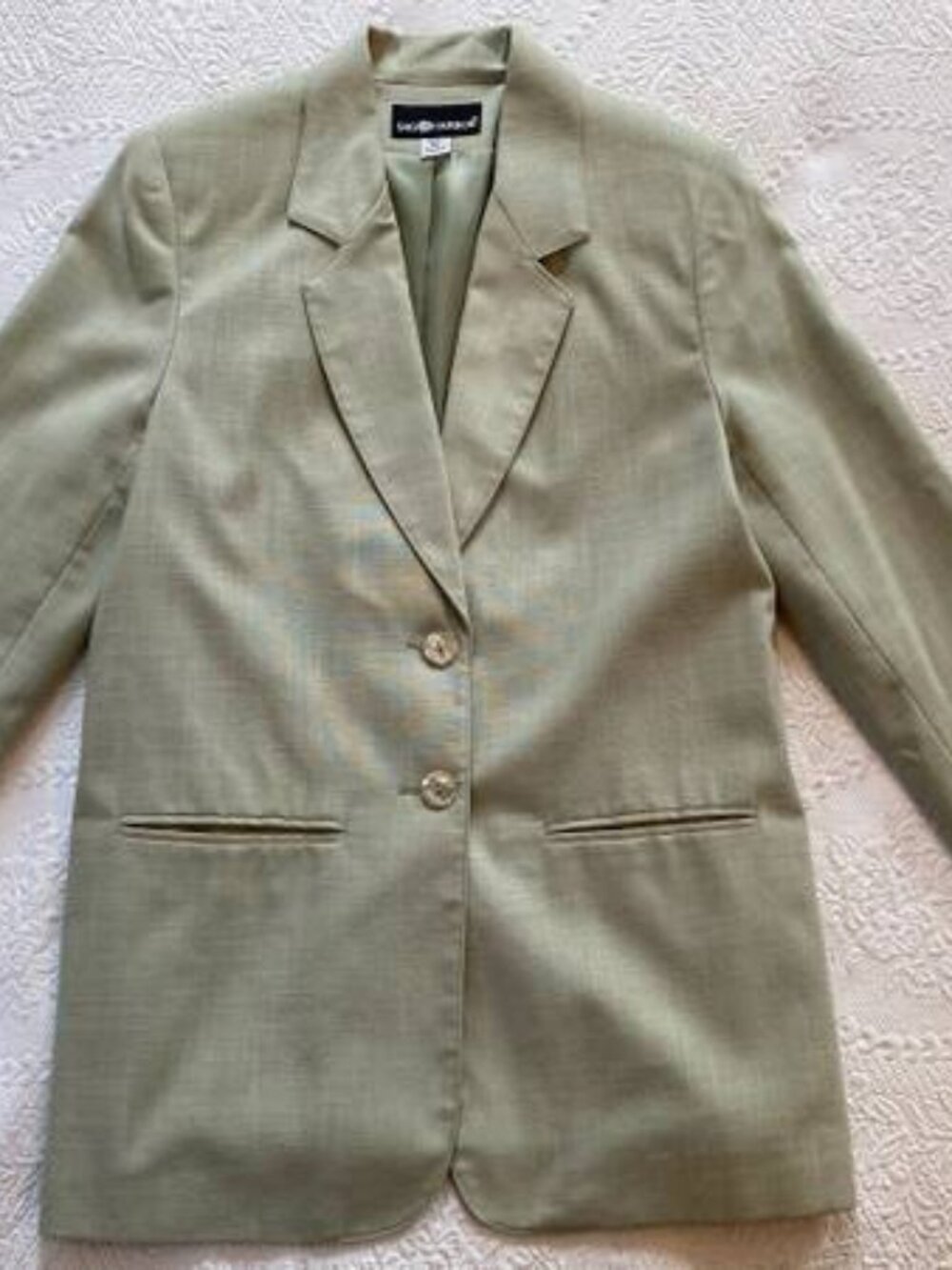 Woman's Light Green Blazer by Sag Harbor